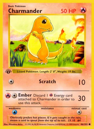 Charmander — ヒトカゲ (1996)