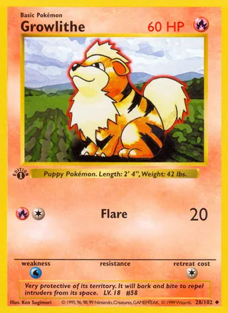Growlithe — ガーディ (2001)