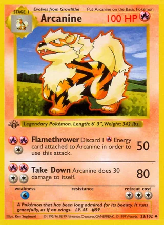 Arcanine — ウインディ (2001)