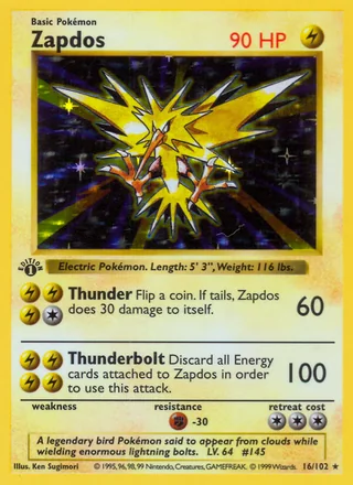Zapdos — サンダー (2001)