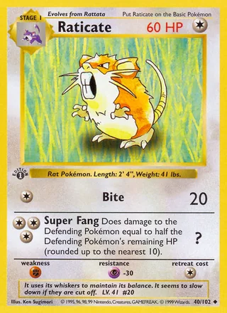 Raticate — ラッタ (1996)