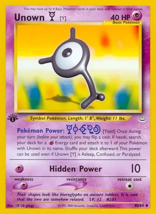 Unown [Y] — アンノーン [Y] (2000)