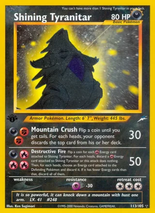 Shining Tyranitar (2002)