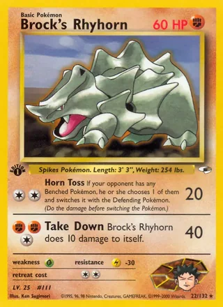 Brock's Rhyhorn (2000)