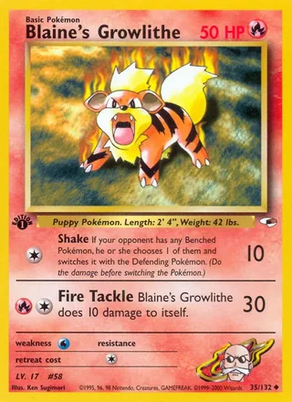 Blaine's Growlithe (2000)