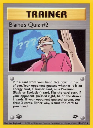 Blaine's Quiz #2 (2000)