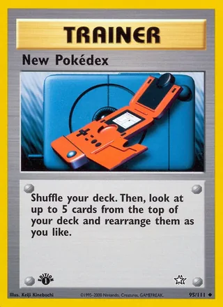 New Pokédex — 新ポケモン図鑑HANDY808 (2001)