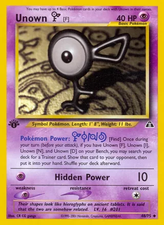 Unown [F] — アンノーン [F] (2000)