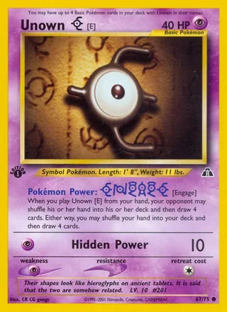 Unown [E] (2001)