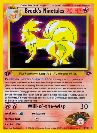 Brock's Ninetales — タケシのキュウコン (1998)