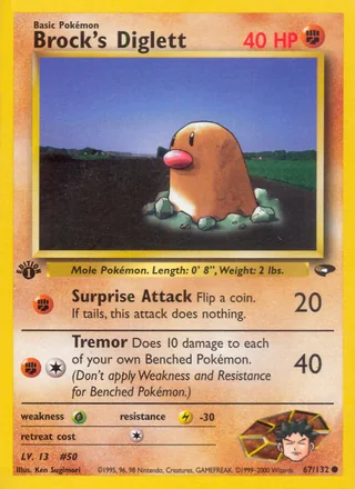 Brock's Diglett — タケシのディグダ (1998)