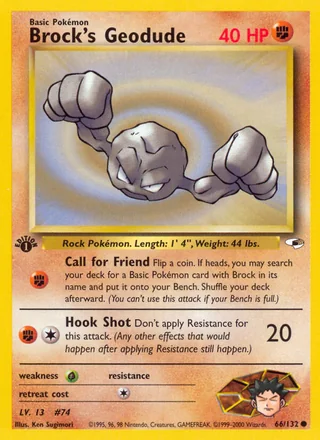 Brock's Geodude — タケシのイシツブテ (1998)