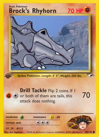 Brock's Rhyhorn — タケシのサイホーン (1998)