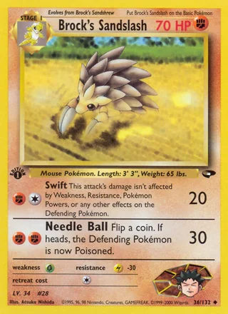 Brock's Sandslash — タケシのサンドパン (1998)