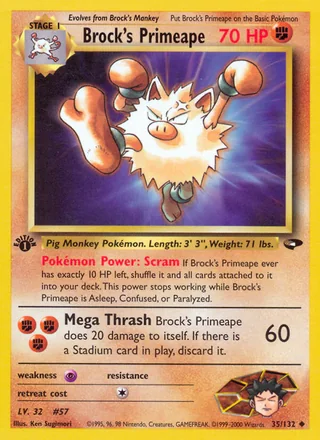 Brock's Primeape — タケシのオコリザル (1998)