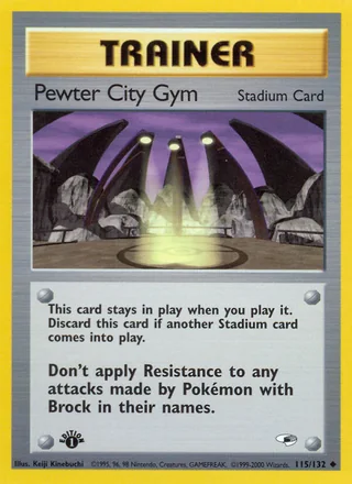 Pewter City Gym — ニビシティジム (1998)