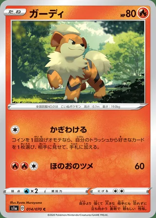 Growlithe — ガーディ (2020)