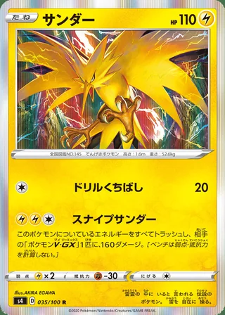 Zapdos — サンダー (2020)