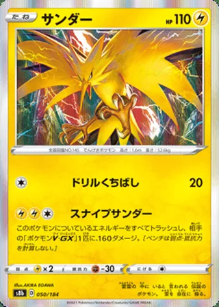 Zapdos — サンダー (2021)
