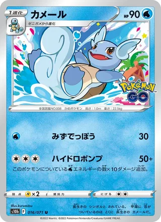 Wartortle — カメール (2022)