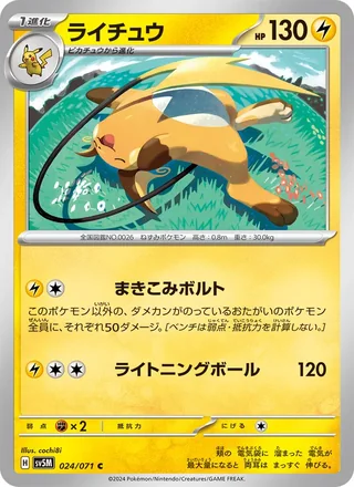 Raichu — ライチュウ (2024)