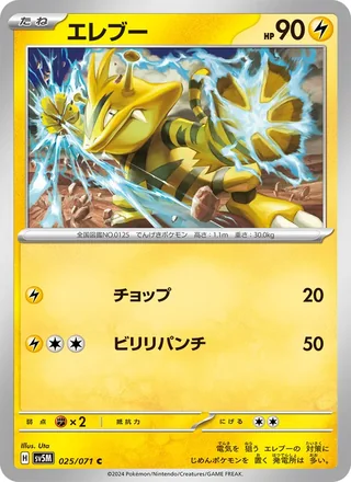 Electabuzz — エレブー (2024)