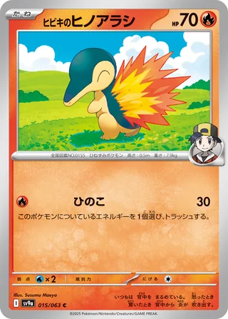 Ethan’s Cyndaquil — ヒビキのヒノアラシ (2025)