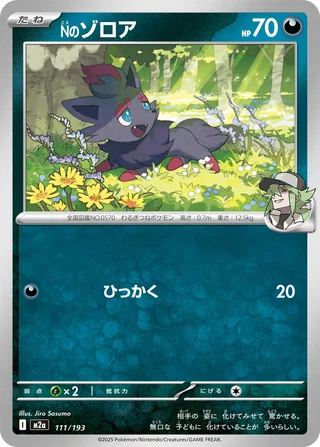 N’s Zorua — Nのゾロア (2025)