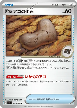 Antique Jaw Fossil — 古びたアゴの化石 (2026)