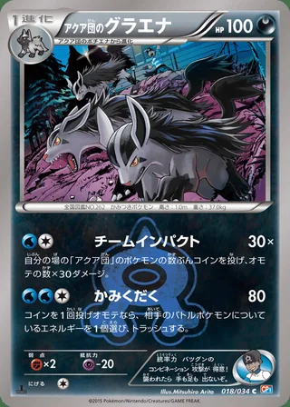 Team Aqua’s Mightyena — アクア団のグラエナ (2015)