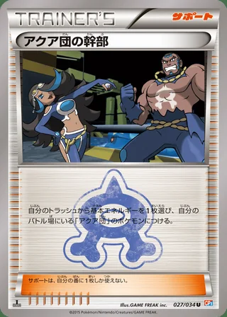 Team Aqua Admin — アクア団の幹部 (2015)