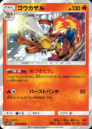 Infernape — ゴウカザル (2017)