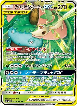 Venusaur & Snivy-GX — フシギバナ&ツタージャGX (2019)