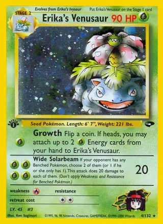 Erika's Venusaur — エリカのフシギバナ (1999)