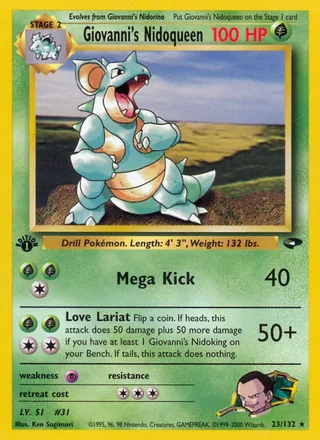 Giovanni's Nidoqueen — サカキのニドクイン (1999)