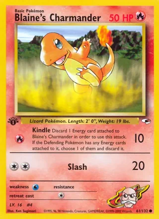 Blaine's Charmander — カツラのヒトカゲ (1999)