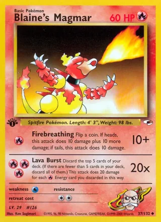 Blaine's Magmar — カツラのブーバー (1999)
