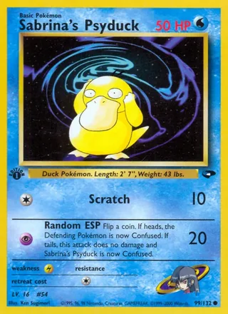 Sabrina's Psyduck — ナツメのコダック (1999)