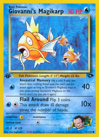 Giovanni's Magikarp — サカキのコイキング (1999)