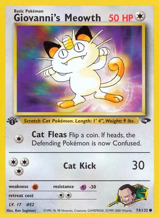 Giovanni's Meowth — サカキのニャース (1999)