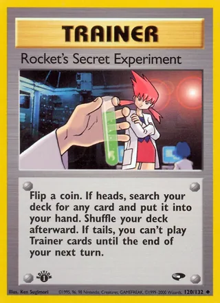 Rocket's Secret Experiment — ロケット団の実験 (1999)