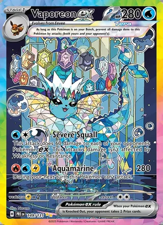 Vaporeon ex (2025)