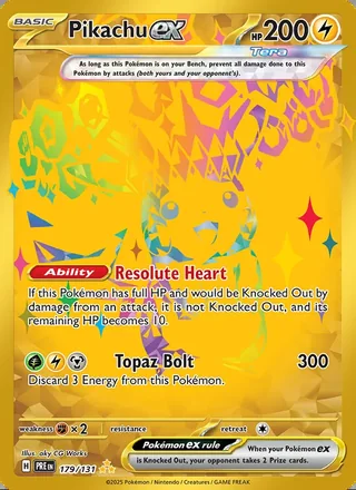 Pikachu ex (2025)