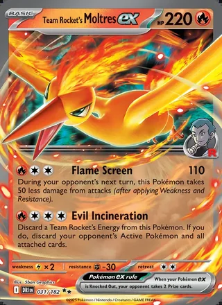 Team Rocket's Moltres ex (2025)