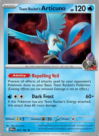 Team Rocket's Articuno (2025)