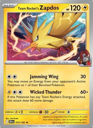 Team Rocket's Zapdos (2025)