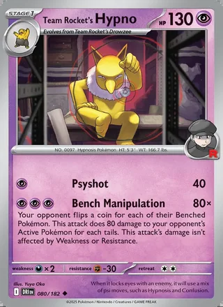 Team Rocket's Hypno (2025)