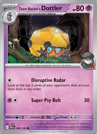 Team Rocket's Dottler (2025)