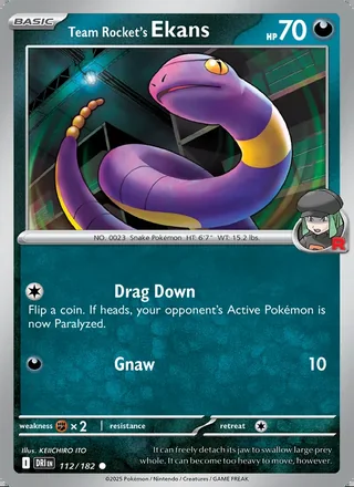 Team Rocket's Ekans (2025)
