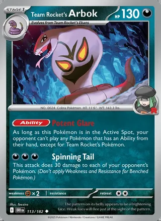 Team Rocket's Arbok (2025)